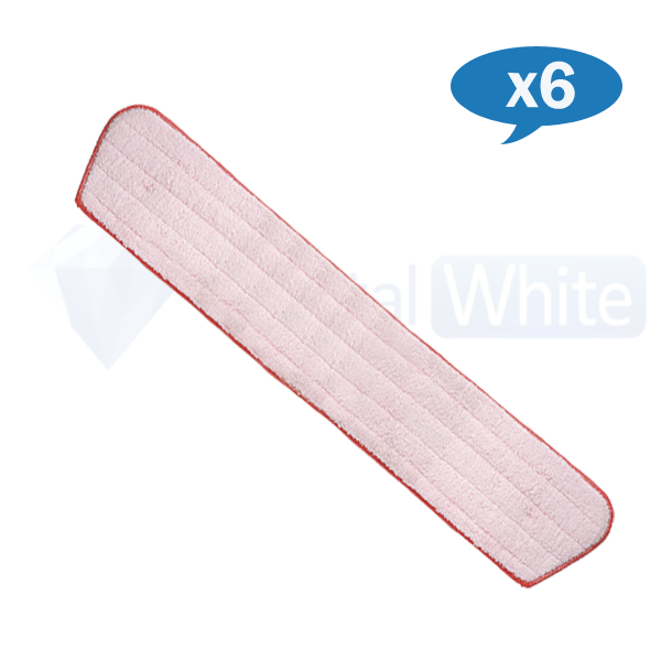 Oates | Mega Flat Mop Red 600mm Carton Quantity | Crystalwhite Cleaning Supplies Melbourne