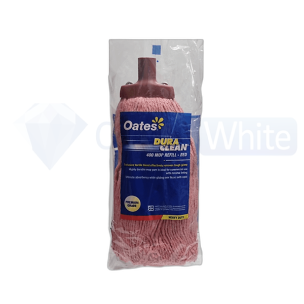 Duraclean | Red Mop Head 400g | Crystalwhite Cleaning Supplies Melbourne