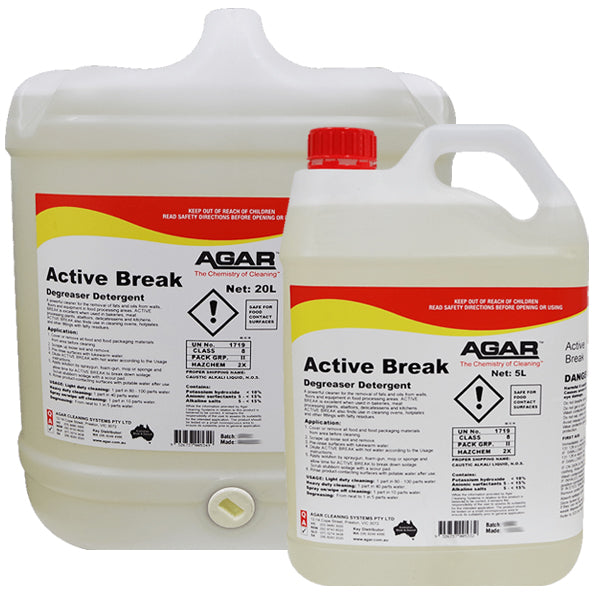 Agar | Active Break Kitchen Degreaser Group | Crystalwhite Cleaning Supplies Melbourne