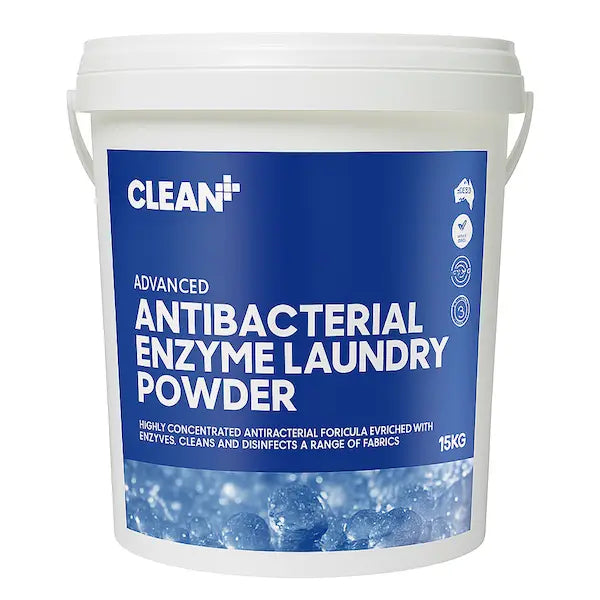 Clean Plus | Advanced Antibacterial Premium Enzyme Laundry Powder | Crystalwhite Cleaning Supplies