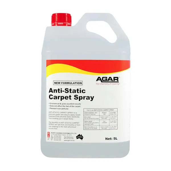 Agar | Anti-Static Carpet Spray | Crystalwhite Cleaning Supplies Melbourne