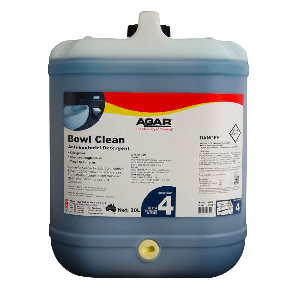 Agar | Bowl Clean 20Lt | Crystalwhite Cleaning Supplies Melbourne