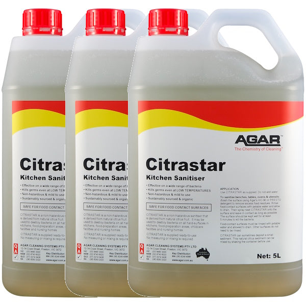 Agar | Citrastar Kitchen Sanitiser Carton Quantity | Crystalwhite Cleaning Supplies Melbourne