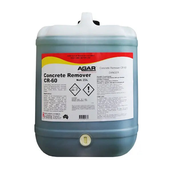Agar | Agar CR-60 Concrete Remover | Crystalwhite Cleaning Supplies Melbourne