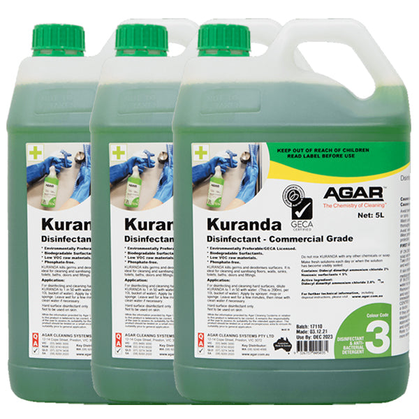 Agar | Kuranda Commercial Grade Disinfectant Carton Quantity | Crystalwhite Cleaning Supplies Melbourne