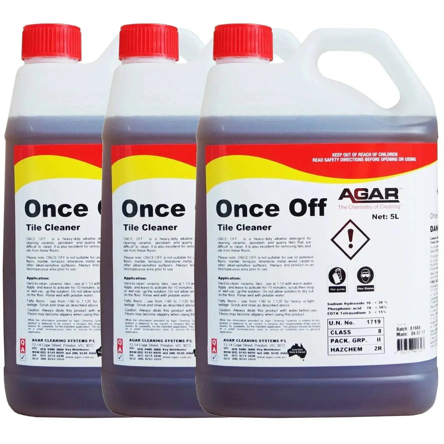 Agar | Once off tile cleaner | Crystalwhite Cleaning Supplies Melbourne