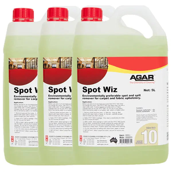 Agar | Spot Wiz Carpet Cleaner Carton Quantity | Crystalwhite Cleaning Supplies Melbourne
