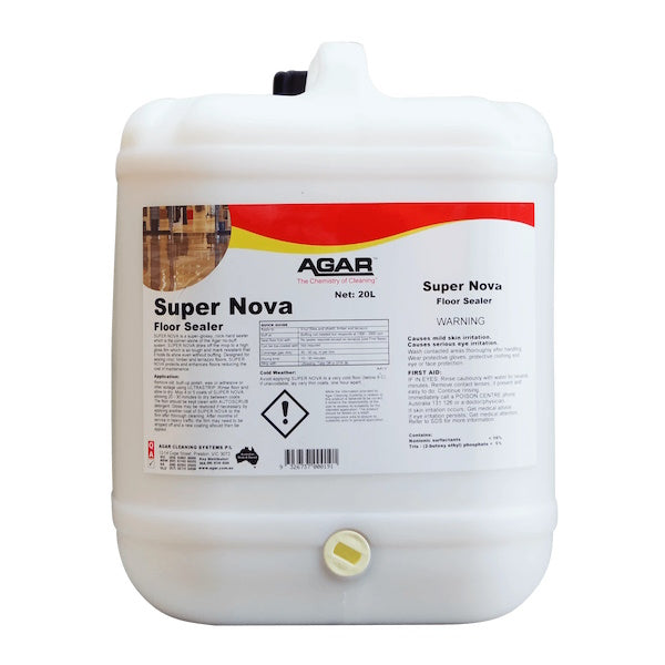 Agar | Super Nova Floor Sealer 20Lt | Crystalwhite Cleaning Supplies Melbourne