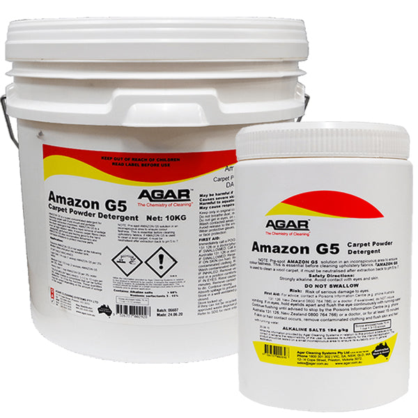 Agar | Amazon G5 Carpet Powder Detergent Group | Crystalwhite Cleaning Supplies Melbourne