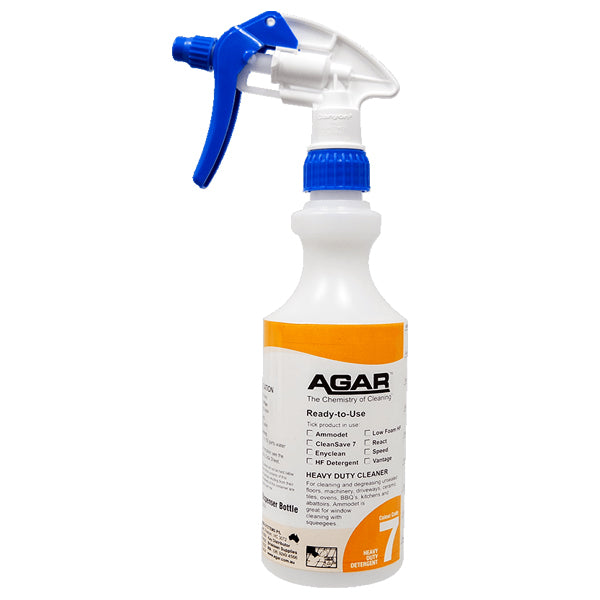 Agar | Ammodet Ammonia Boosted Detergent 500ml Empty Bottle | Crystalwhite Cleaning Supplies Melbourne