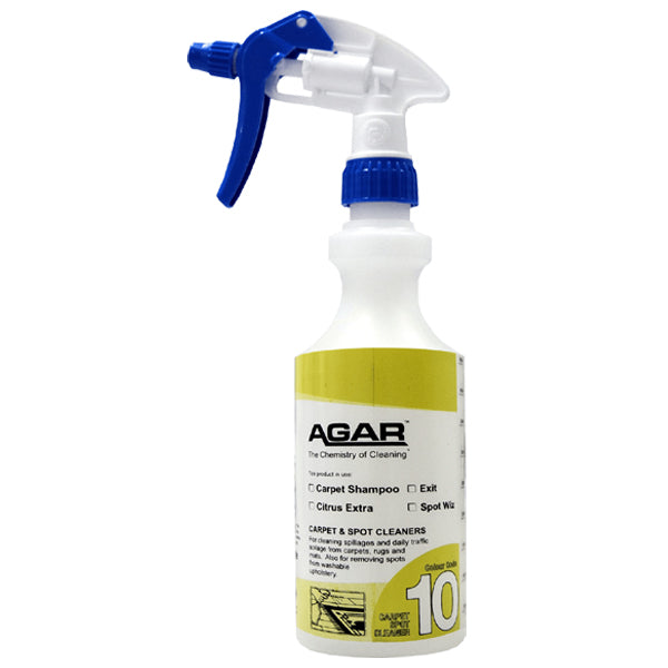 Agar | Carpet Shampoo Dry Foam Concentrated Cleaner Empty Bottle | Crystalwhite Cleaning Supplies Melbourne