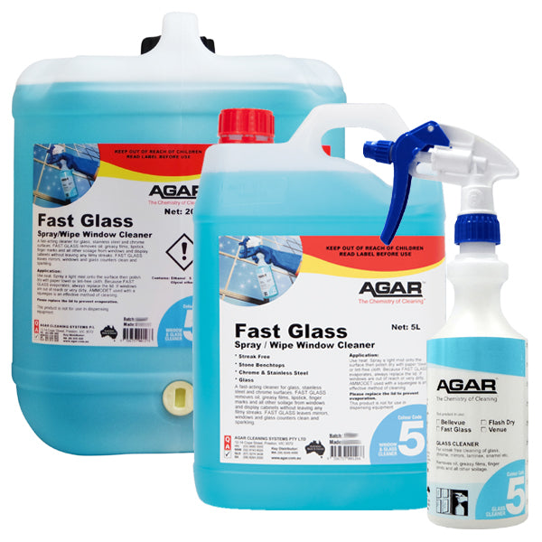 Agar | Fast Glass Empty Group | Crystalwhite Cleaning Supplies Melbourne