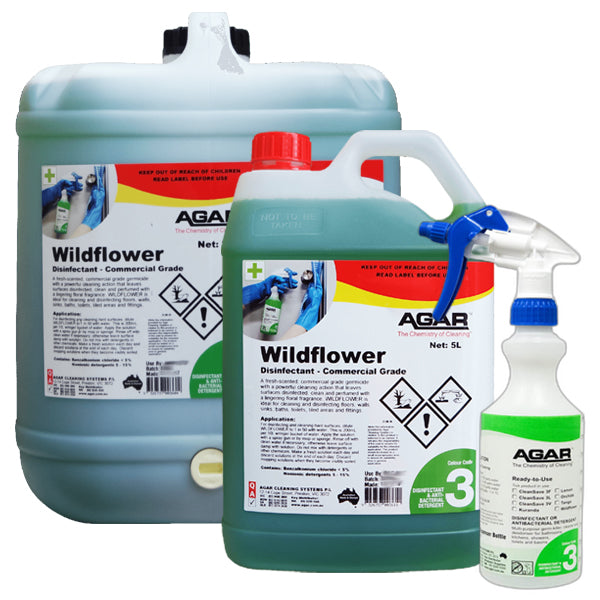 Agar | Agar Wildflower Commercial Grade Disinfectant Group | Crystalwhite Cleaning Supplies Melbourne