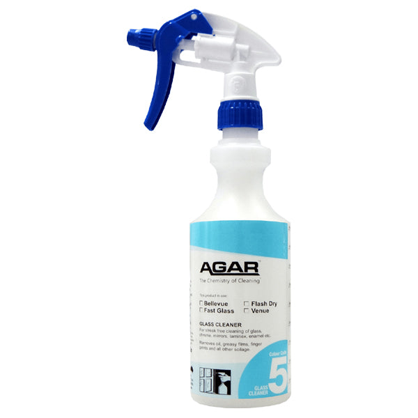 Agar | Flash Dry Window Cleaner 500ml Empty Bottle | Crystalwhite Cleaning Supplies Melbourne