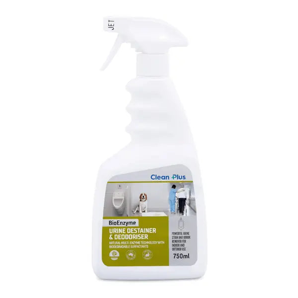 Clean Plus | BioEnzyme Urine Destainer and Deodoriser Pet Friendly | Crystalwhite Cleaning Supplies Melbourne