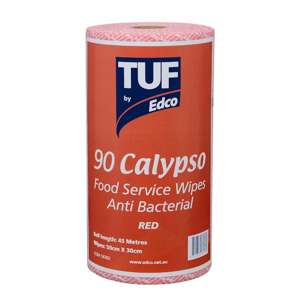 Edco| Calypso Food Servie Wipes Red | Crystalwhite Cleaning Supplies Melbourne