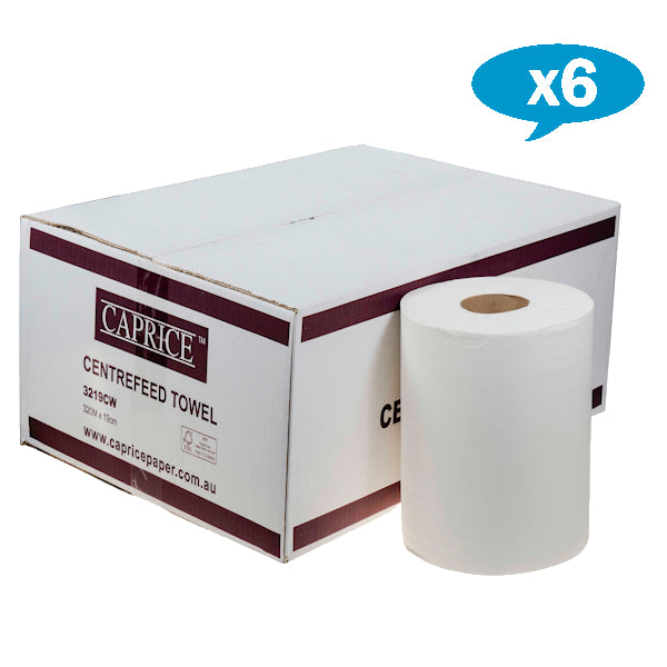 Wholesale Caprice | Centrefeed Hand Towel Roll | Crystalwhite Cleaning Supplies Melbourne
