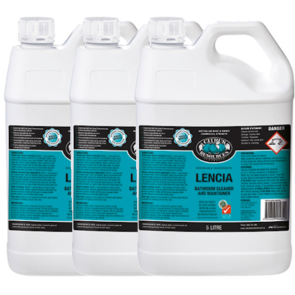Citrus Resources | Citrus Resources Lencia Bathroom Cleaner and Maintainer | Crystalwhite Cleaning Supplies Melbourne