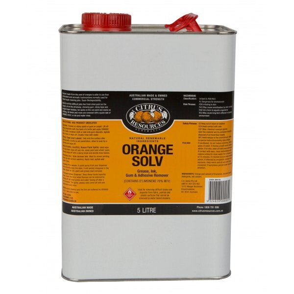 Citrus Resources | Orange Solv GP 5Lt | Crystalwhite Cleaning Supplies Melbourne
