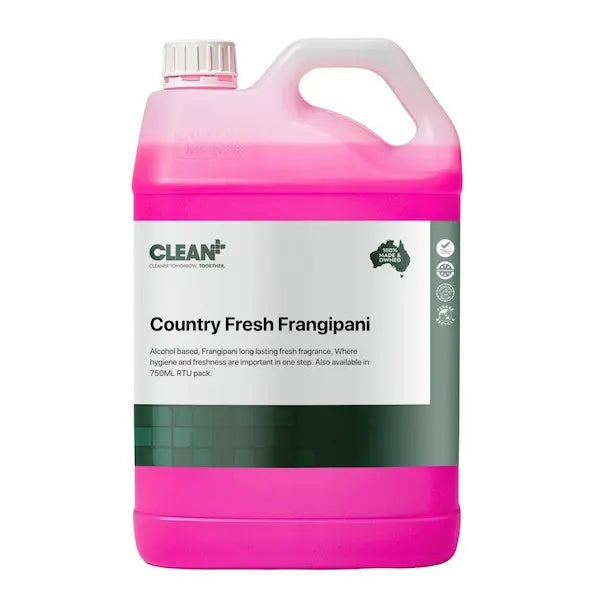 Clean Plus | Country Fresh Frangipani Air Freshener and Sanitiser 5Lt | Crystalwhite Cleaning Supplies Melbourne
