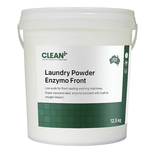 Clean Plus | Enzymo 12.50Kg Concentrated Enzyme Boosted Laundry Powder | Crystalwhite Cleaning Supplies Melbourne