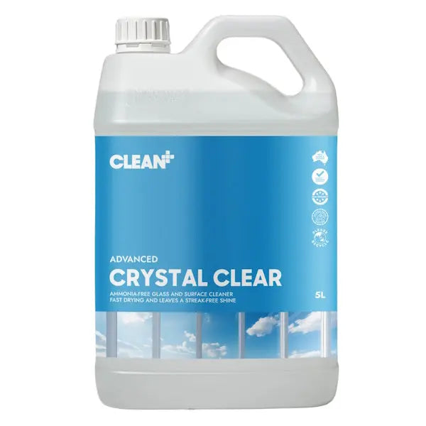 Clean Plus | Advanced Crystal Clear 5Lt | Crystalwhite Cleaning Supplies Melbourne