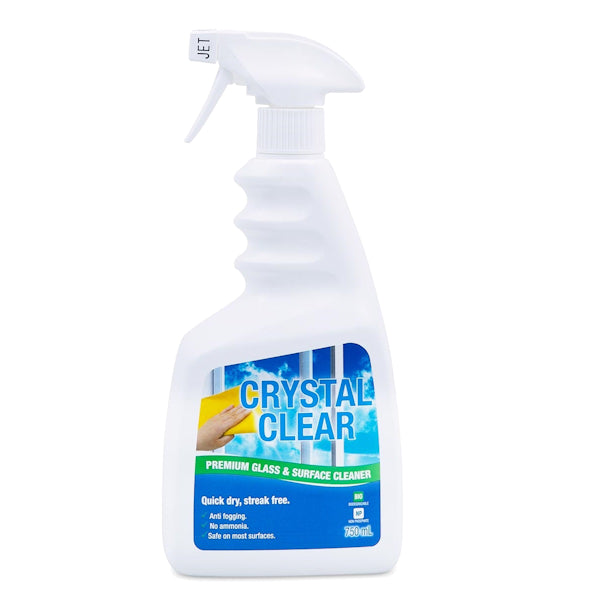 Clean Plus | Crystal Clear Glass Cleaner 1Lt | Crystalwhite Cleaning Supplies Melbourne