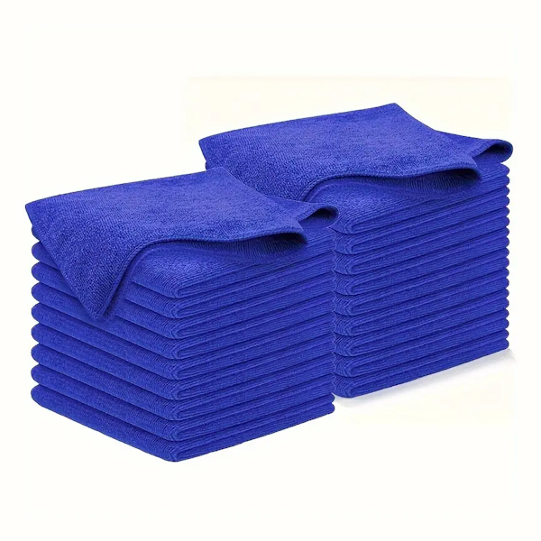 Crystalwhite | Microfibre Cloth Blue 20 Cloths Box | Crystalwhite Cleaning Supplies Melboune