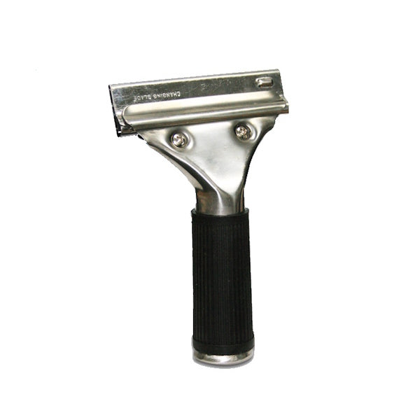 Crystalwhite | Soft Grip Stainless Steel Scraper with 100mm Blade | Crystalwhite Cleaning Supplies Melbourne