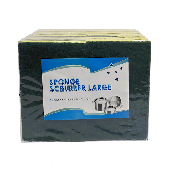 Crystalwhite | Sponge and Scourer Green and Yellow 10 Pack | Crystalwhite Cleaning Supplies Melbourne