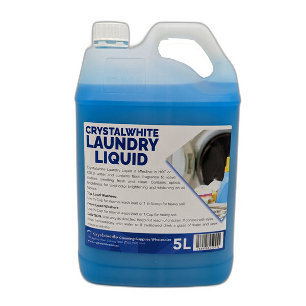 Laundry Liquid 5 Lt | Crystalwhite Cleaning Supplies Melbourne