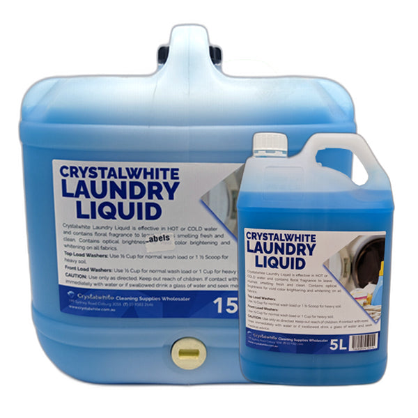 Laundry Liquid | Crystalwhite Cleaning Supplies Melbourne