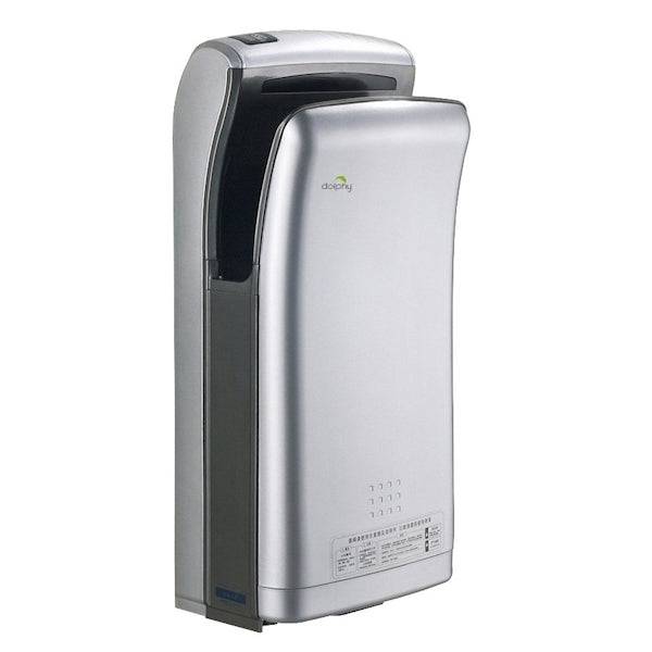 Dolphy | Peak Jet Hand Dryers 1800W Grey | Crystalwhite Cleaning Supplies Melbourne