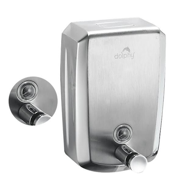 Dolphy | Stainless Steel Soap Dispenser | Crystalwhite Cleaning Supplies Melbourne