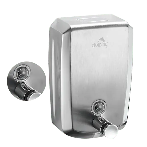 Dolphy | Stainless Steel Soap Dispenser | Crystalwhite Cleaning Supplies Melbourne