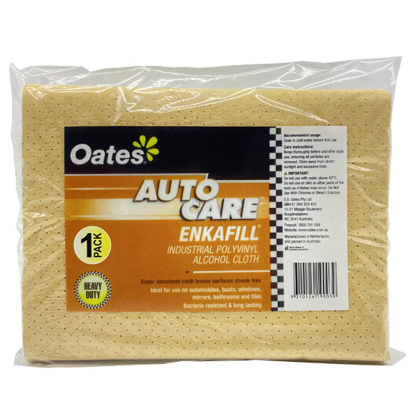 Oates | Chamois Enkafill 54 x 55cm | Crystalwhite Cleaning Supplies Melbourne
