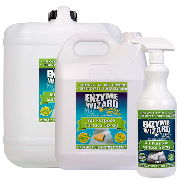 Enzyme Wizard |  All Purpose Surface Cleaner | Crystalwhite Cleaning Supplies Melbourne
