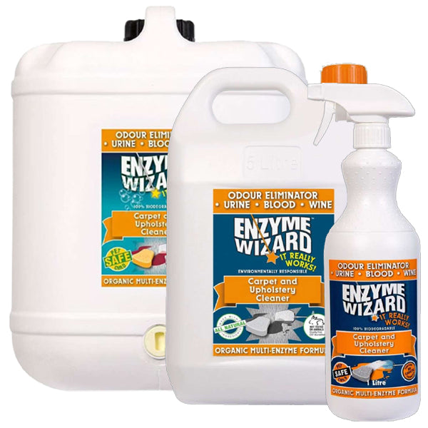 Enzyme Wizard | Carpet and Upholstery Cleaner Group | Crystalwhite Cleaning Supplies Melbourne