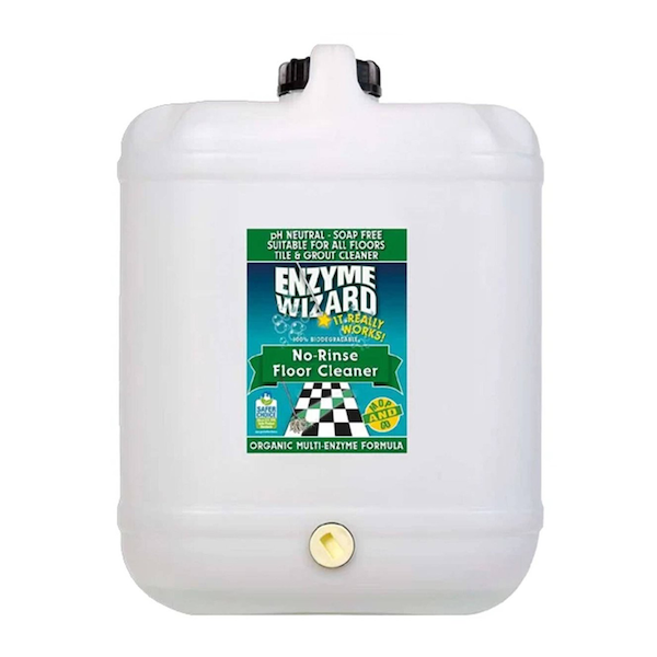 EnzymeWizard | No Rinse Floor Cleaner | 10Lt | Crystalwhite cleaning supplies Melbourne