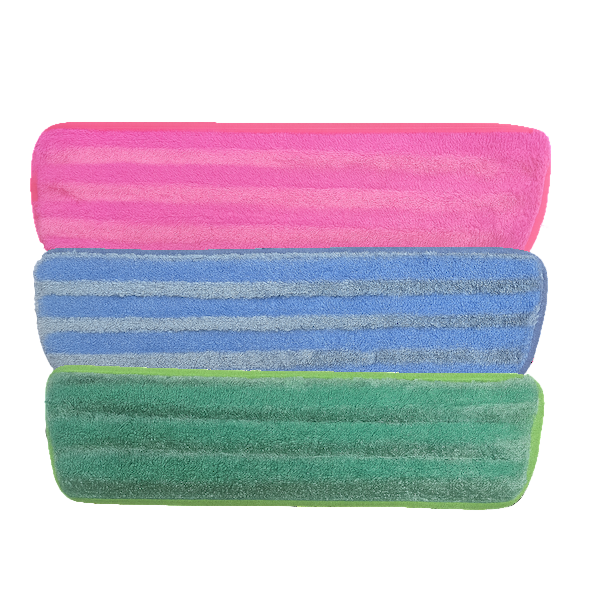 Crystalwhite | Flat Mop Refill Red Blue and Green | Crystalwhite Cleaning Supplies Melbourne