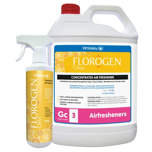 Whiteley | Whiteley Florogen Citrus Alcohol-Based Air Freshener | Crystalwhite Cleaning Supplies Melbourne