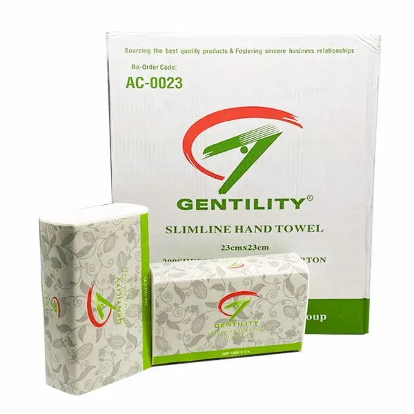 Genitility | Slimline Hand Towel 23 X 23cm | Crystalwhite Cleaning Supplies Melbourne