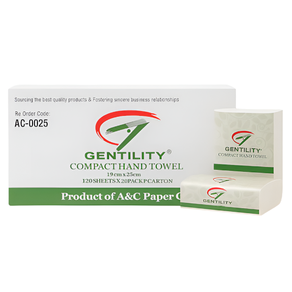 A & C Gentility | AC-0025 Compact Hand Towel TDA | Crystalwhite Cleaning Supplies Melbourne