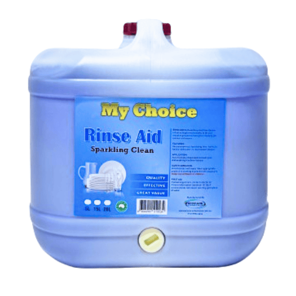 My Choice | Rinse Aid 15Lt | Crystalwhite Cleaning Supplies Melbourne