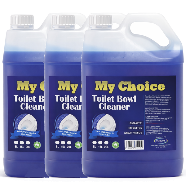 My Choice | Toilet Bowl Cleaner 3 X 5Lt | Crystalwhite Cleaning Supplies Melbourne