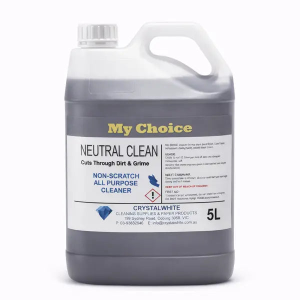 My Choice | Neutral Clean Floor Cleaner 5Lt | Crystalwhite Cleaning Supplies Melbourne