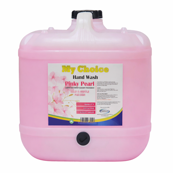 My Choice | Pink Pearl 15Lt Hand Soap | Crystalwhite Cleaning Supplies Melbourne