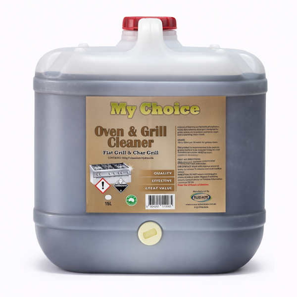 My Choice | Oven and & Grill Clean 15Lt | Crystalwhite Cleaning Supplies Melbourne