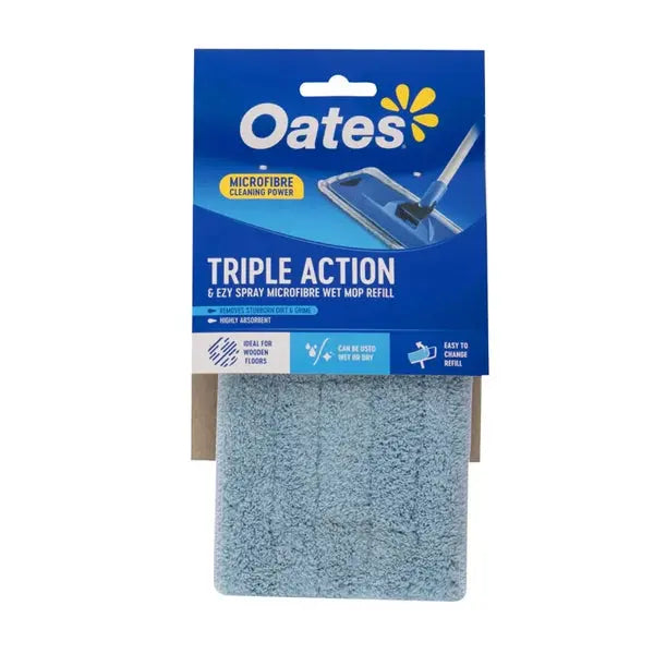 Oates | Flat Mop Dusting Wed Pad Refill | Crystalwhite Cleaning Supplies Melbourne