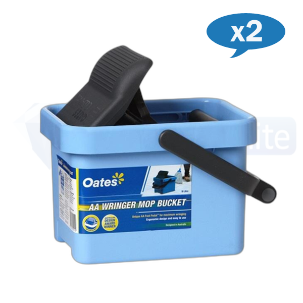 Oates | AA (All Australian) Mop Bucket carton quantity | Crystalwhite Cleaning Supplies Melbourne